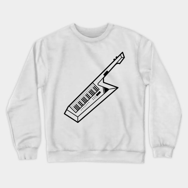 Keytar, Baby! Crewneck Sweatshirt by GameQuacks